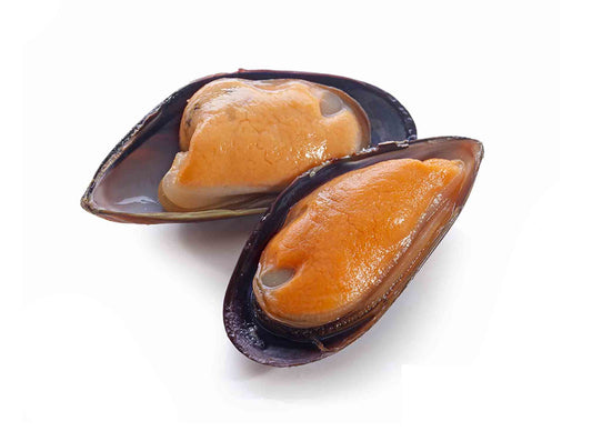 Half Shell Frozen Mussels 800g